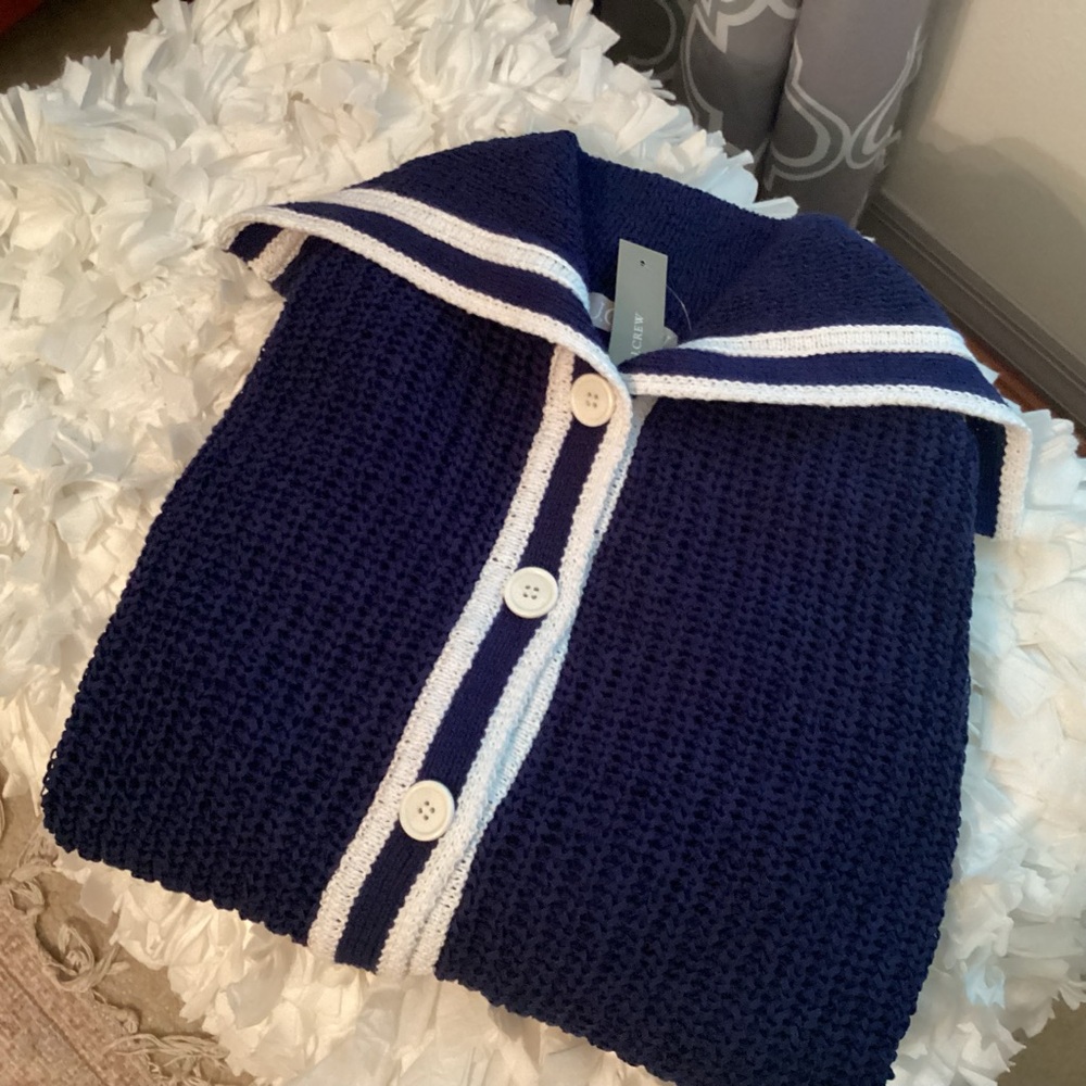 J. Crew Textured Sailor Cardigan - Picture 5 of 7